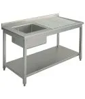 Spalator cu 1 cuva, 1400x600 mm, picurator dreapta