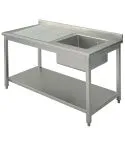 Spalator cu 1 cuva, 1400x600 mm, picurator stanga