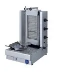 Gratar pe gaz pentru kebab, 3 zone de incalzire, motor inferior, 30 kg