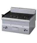 Grill pe gaz cu roca vulcanica, de banc, 59,5x47 cm