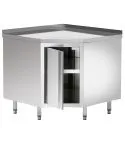 Masa tip dulap pe colt, cu rebord, 900x600 mm