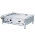Plita Teppanyaki pe gaz, de banc, 2 zone