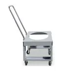Carucior boluri mixere planetare, capacitate boluri: 80 litri