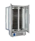Vitrina de vinuri refrigerata, 4 usi vitrate, 120 sticle