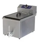 Friteuza electrica,robinet de golire, de banc, capacitate ulei 10 litri
