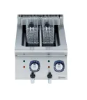 Friteuza electrica 5+5 litri Electrolux Professional, cu 2 cuve si 2 cosuri, elementi de incalzire interni