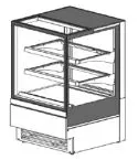 Vitrina expunere refrigerata, cu servire asistata, tip plug-in