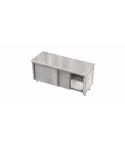 MASA DE LUCRU DIN INOX TIP DULAP