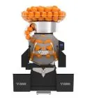 Storcator automat de citrice pentru utilizare intensivă Zumex Speed S +plus, 1050 x 593 x 665 mm cu o capacitate de până la 40 de fructe pe minut și sistem automat de filtrare a pulpei pentru autonomie sporită.