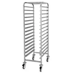 Carucior tavi, capacitate 15 tavi 600x400 mm