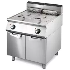 Friteuza electrica, dubla, 10+10 litri