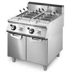 Masina pe gaz de fiert paste, 2 bazine GN1/1, 2x40 litri