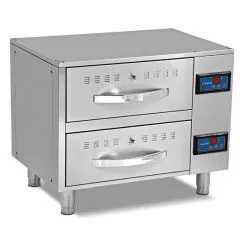 Modul sertar incalzit, 2 sertare GN1/1