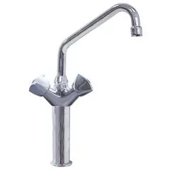 Robinet monobloc pe coloana 200 mm cu gat in U