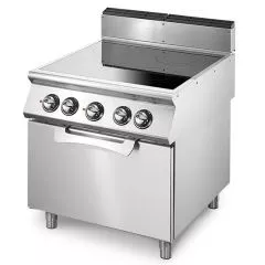 Plita ceramica pe cuptor static electric GN2/1