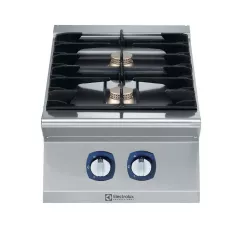 Masina de gatit Electrolux Professional cu 2 arzatoare (5,5 kW fiecare), alimentare gaz, de banc