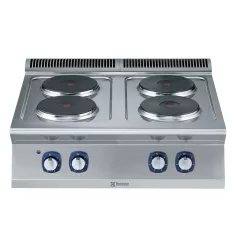 Masina de gatit Electrolux Professional cu 4 plite (2,6 kW fiecare), alimentare electrica, de banc