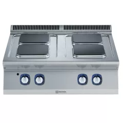 Masina de gatit Electrolux Professional cu 4 plite patrate (2,6 kW fiecare), alimentare electrica, de banc
