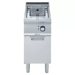 Friteuza electrica autonoma Electrolux Professional, 7 litri, cu o cuva in forma de „V” (elementi de incalzire externi) si 1 cos