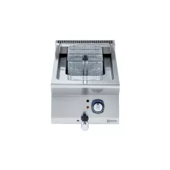 Friteuza electrica 12 litri Electrolux Professional, cu 1 cuva si 1 cos, elementi de incalzire interni.