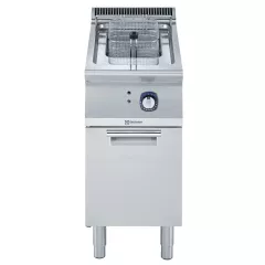 Friteuza electrica autonoma Electrolux Professional, 15 litri, cu o cuva in forma de „V” (elementi de incalzire externi) si 1 cos
