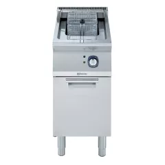 Friteuza electrica autonoma 14 litri Electrolux Professional, cu 1 cuva si 1 cos, elementi de incalzire interni.