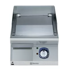 Gratar de banc Electrolux Professional cu placa neteda din crom, alimentare electrica, jumatate de modul, control prin termostat