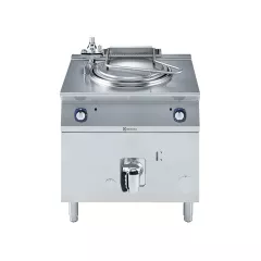 Marmita indirecta Electrolux Professional alimentare pe gaz, 60 litri, cu intrerupator de presiune