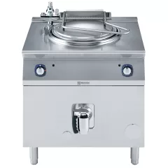 Marmita indirecta Electrolux Professional alimentare pe gaz, 60 litri, cu intrerupator de presiune, cu reumplere automata a peretelui dublu.