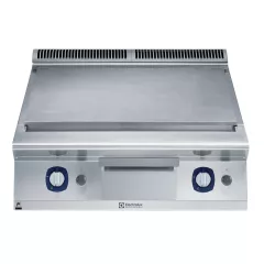 Plita unica alimentare pe gaz Electrolux Professional, modul complet, cu banc din otel moale