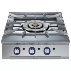 Masina de gatit cu 3 arzatoare concentrice Electrolux Professional, alimentare gaz (1x5 kW, 1x10 kW, 1x15 kW) - HP
