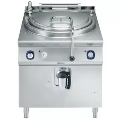 Marmita cu incalzire indirecta Electrolux Professional, alimentare pe gaz, 100 litri, cu intrerupator de presiune, cu reumplere automata a peretelui dublu