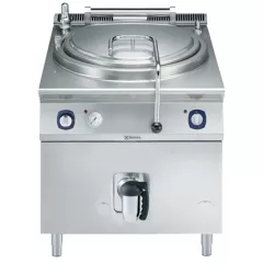 Marmita cu incalzire indirecta Electrolux Professional, alimentare pe gaz, 150 litri, cu intrerupator de presiune, cu reumplere automata a peretelui dublu