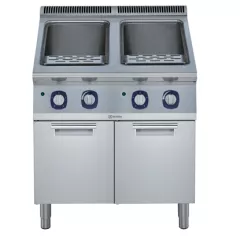 Masina electrica de fiert paste Electrolux Professional, 40+40 litri, cu 2 cuve