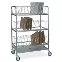 Carucior de uscare tip rack, capacitate 60 tavi
