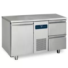 Masa rece, 2 usi GN1/1, fara rebord, 281 litri