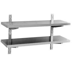 Polita dubla de perete, 1600x400 mm