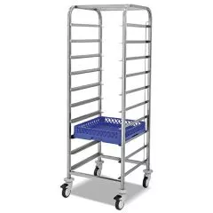 Carucior cosuri farfurii, capacitate 10 cosuri