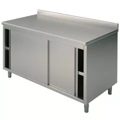 Masa tip dulap, usi glisante si rebord, 2000x600 mm