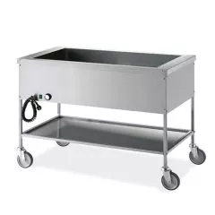 Carucior bain-marie, 3 GN 1/1, h=200 mm