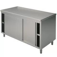 Masa tip dulap, usi glisante, fara rebord, 1400x600 mm