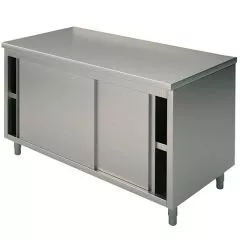 Masa tip dulap, usi glisante, fara rebord, 2000x600 mm