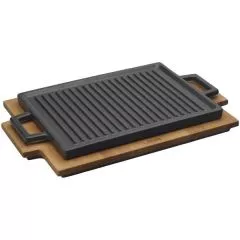 Grill fonta 22 x 30 cm cu suport - LAVA