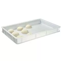 Cutie plastic pentru paline aluat pizza, 600x400x100 mm