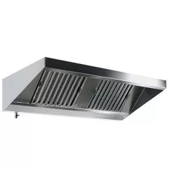 Hota de perete, tip Snack, 3 filtre labirint, 1600x1100 mm