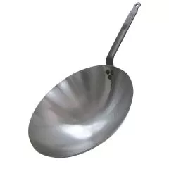 Tigaie wok otel carbon 35 cm "CARBONE PLUS" - de Buyer