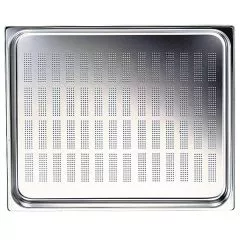 Cuva inox gastronorm, perforata, GN2/3, h=100 mm