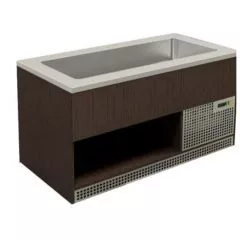 Vitrina refrigerata 3 GN 1/1 statica 1170*750*900