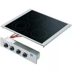 Masina de gatit electrica incastrata, 4 plite ceramice