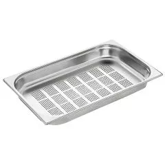 Cuva inox gastronorm, perforata, GN2/3, h=40 mm